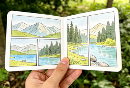 ����Я���ķ羰����ʫ��